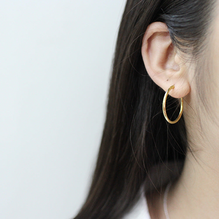 Fashion Gold & Silver Hoop Earrings