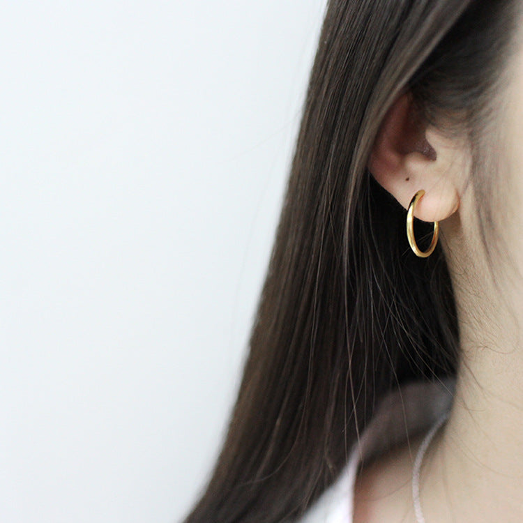 Fashion Gold & Silver Hoop Earrings