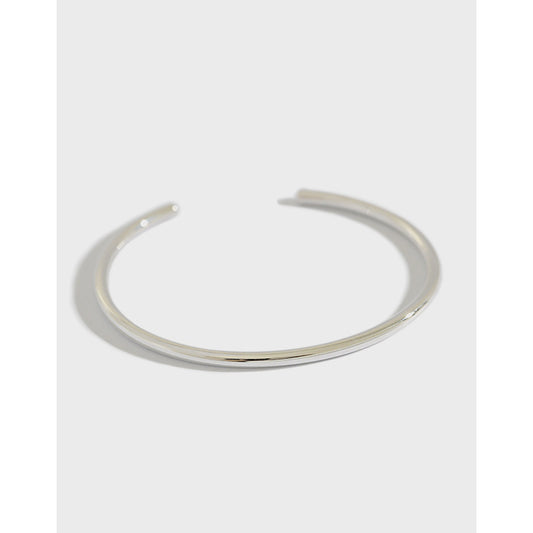 Smooth Ring Silver Bangle