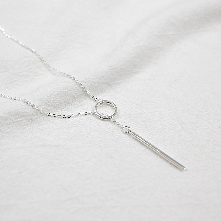 Long Chain Silver Necklace