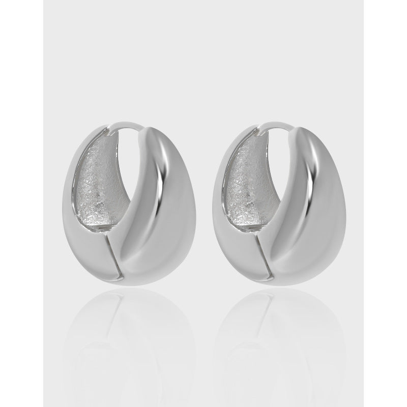 French Retro Silver Earrings