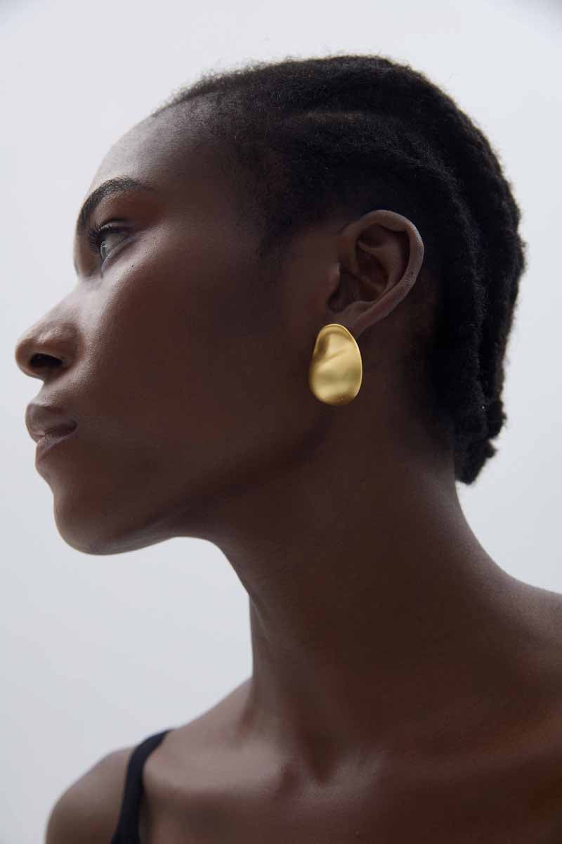 Chunky Silver/18K Gold Earrings (Pre-Sale)