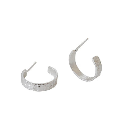 Circle Hoop Silver/18K Gold Earrings