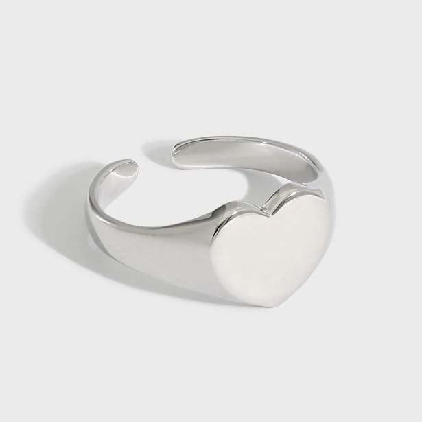 Heart Silver Ring